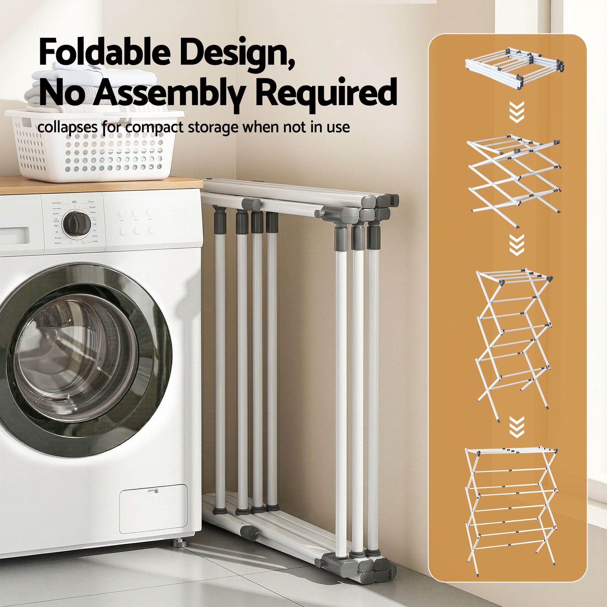 Alona.com.au Furniture > Living Room > Coat Racks Artiss Clothes Rack Foldable Airer Drying Rack Portable No Assembly Required
