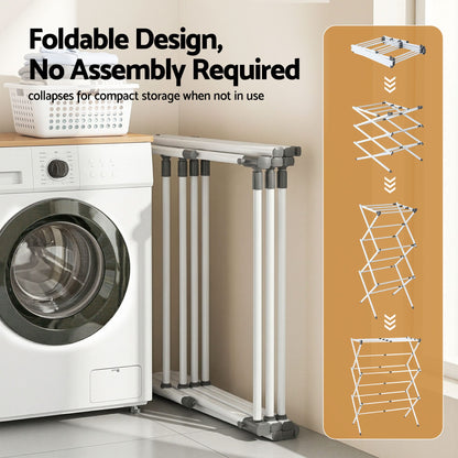 Alona.com.au Furniture > Living Room > Coat Racks Artiss Clothes Rack Foldable Airer Drying Rack Portable No Assembly Required