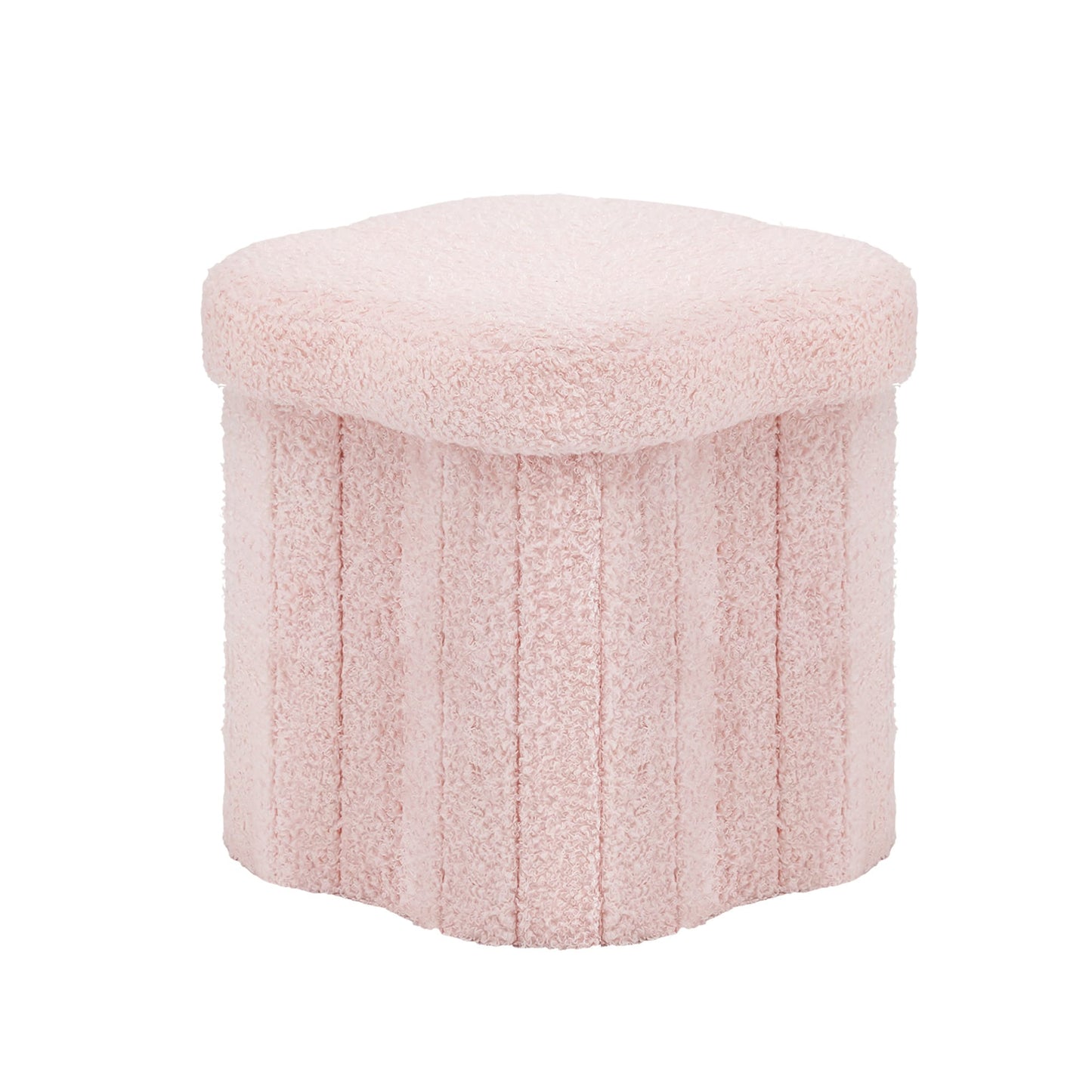 Alona.com.au Furniture > Living Room > Ottomans & Footstools Artiss Storage Ottoman Foot Stool Foldable Pink