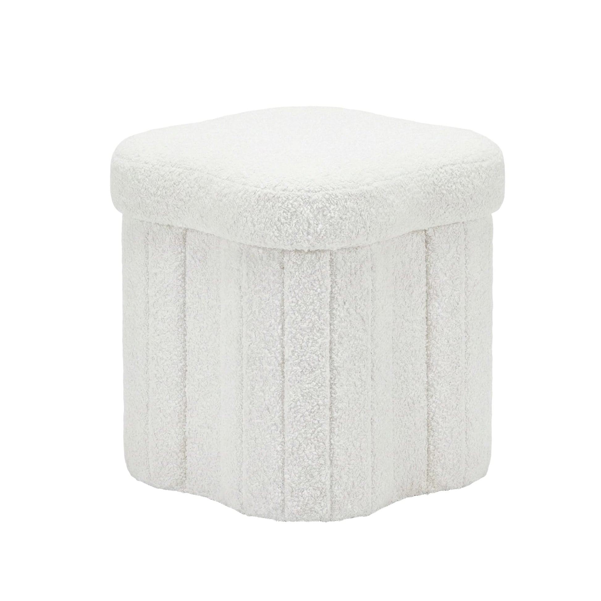 Alona.com.au Furniture > Living Room > Ottomans & Footstools Artiss Storage Ottoman Foot Stool Foldable White