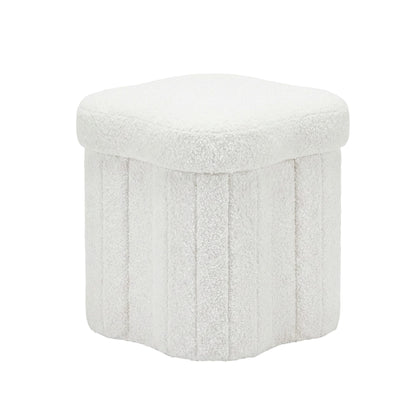 Alona.com.au Furniture > Living Room > Ottomans & Footstools Artiss Storage Ottoman Foot Stool Foldable White