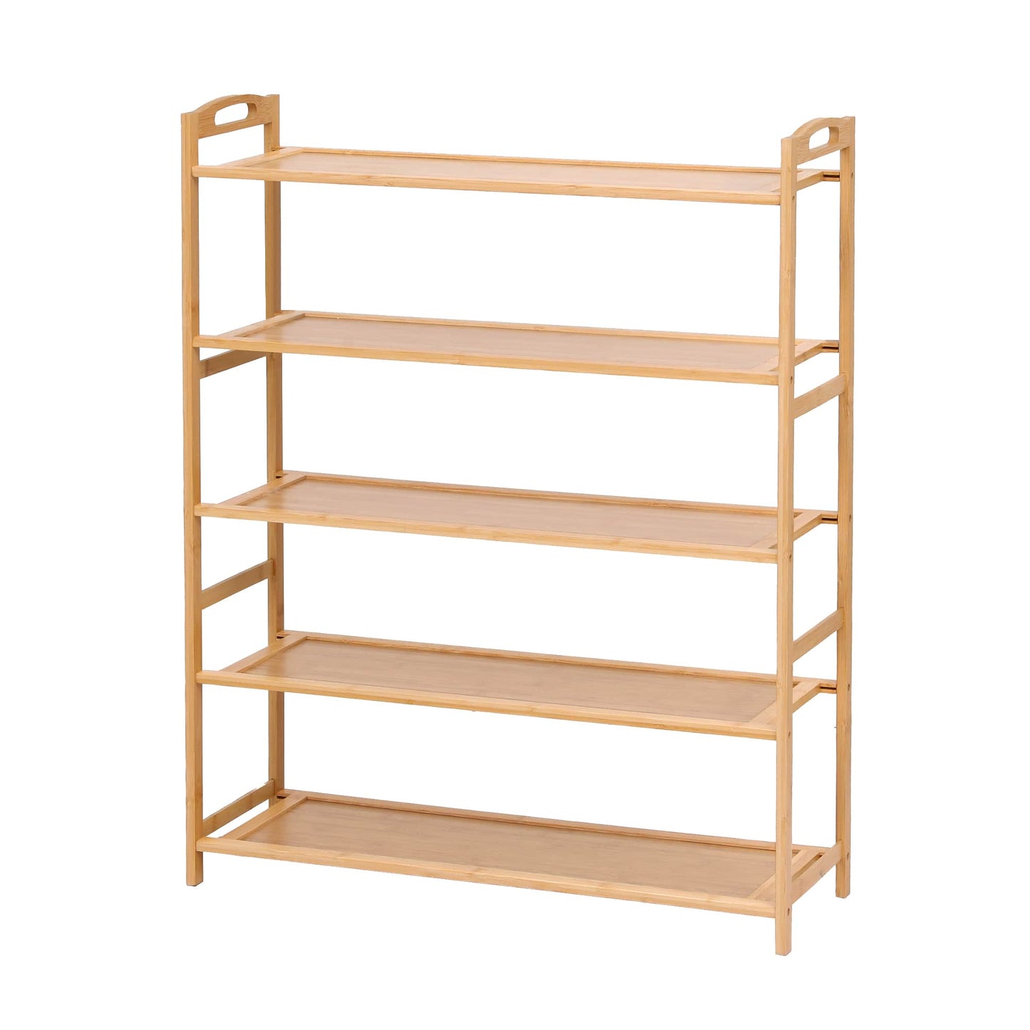 Alona.com.au Furniture > Living Room > Shoe Storage Artiss 5 Tier Shoe Rack Bamboo Storage Organiser Pine