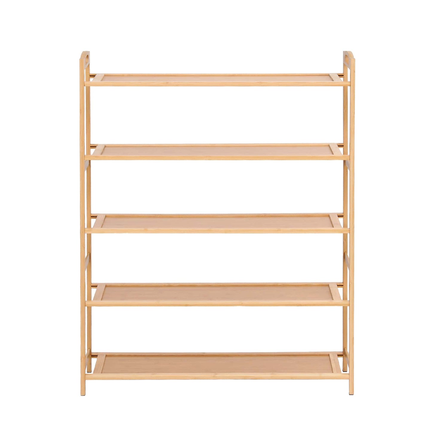 Alona.com.au Furniture > Living Room > Shoe Storage Artiss 5 Tier Shoe Rack Bamboo Storage Organiser Pine