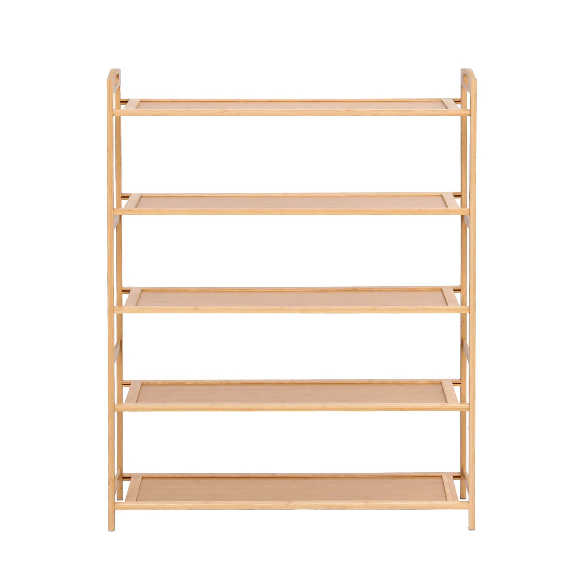 Alona.com.au Furniture > Living Room > Shoe Storage Artiss 5 Tier Shoe Rack Bamboo Storage Organiser Pine