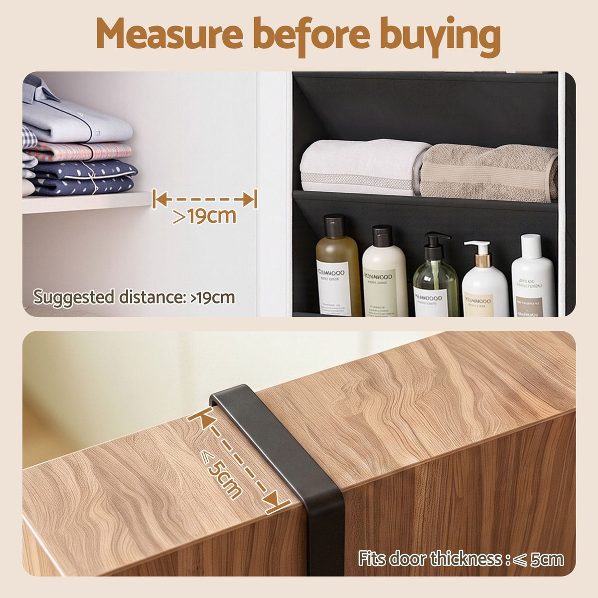 Alona.com.au Furniture > Living Room > Shoe Storage Artiss Over Door Shoe Organiser Storage X2 8-Tier Pantry Hanger Fabric Black