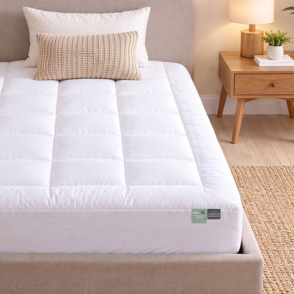 Alona.com.au Furniture > Mattresses > Mattress Toppers Giselle 5cm Single Memory Foam Mattress Topper Pillow Top with Gel Foam
