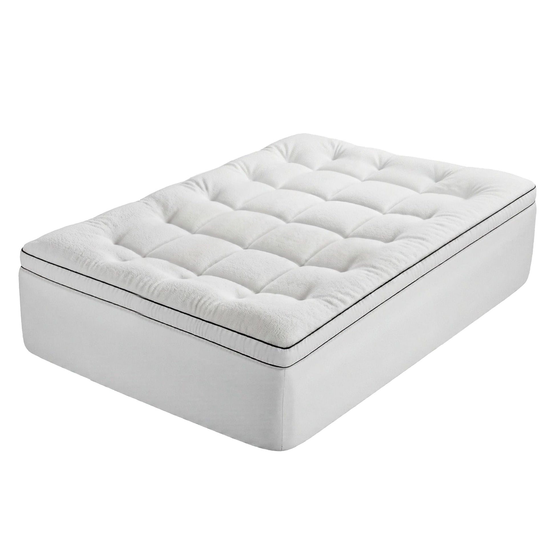 Alona.com.au Furniture > Mattresses > Mattress Toppers Giselle Bedding Double Mattress Topper 5cm Coral Fleece