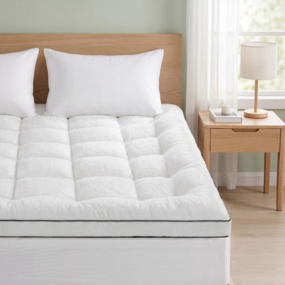 Alona.com.au Furniture > Mattresses > Mattress Toppers Giselle Bedding Double Mattress Topper 5cm Coral Fleece