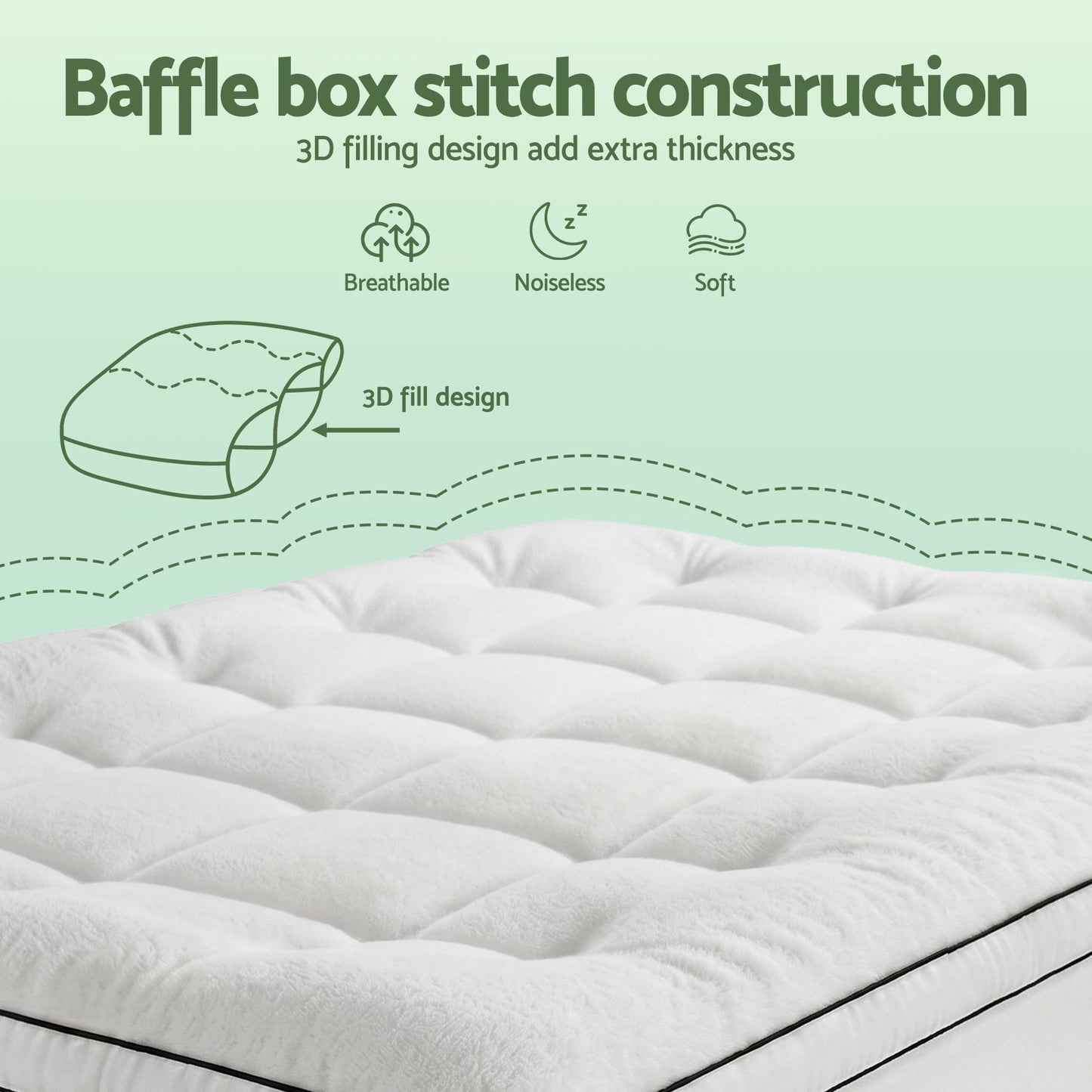 Alona.com.au Furniture > Mattresses > Mattress Toppers Giselle Bedding Double Mattress Topper 5cm Coral Fleece