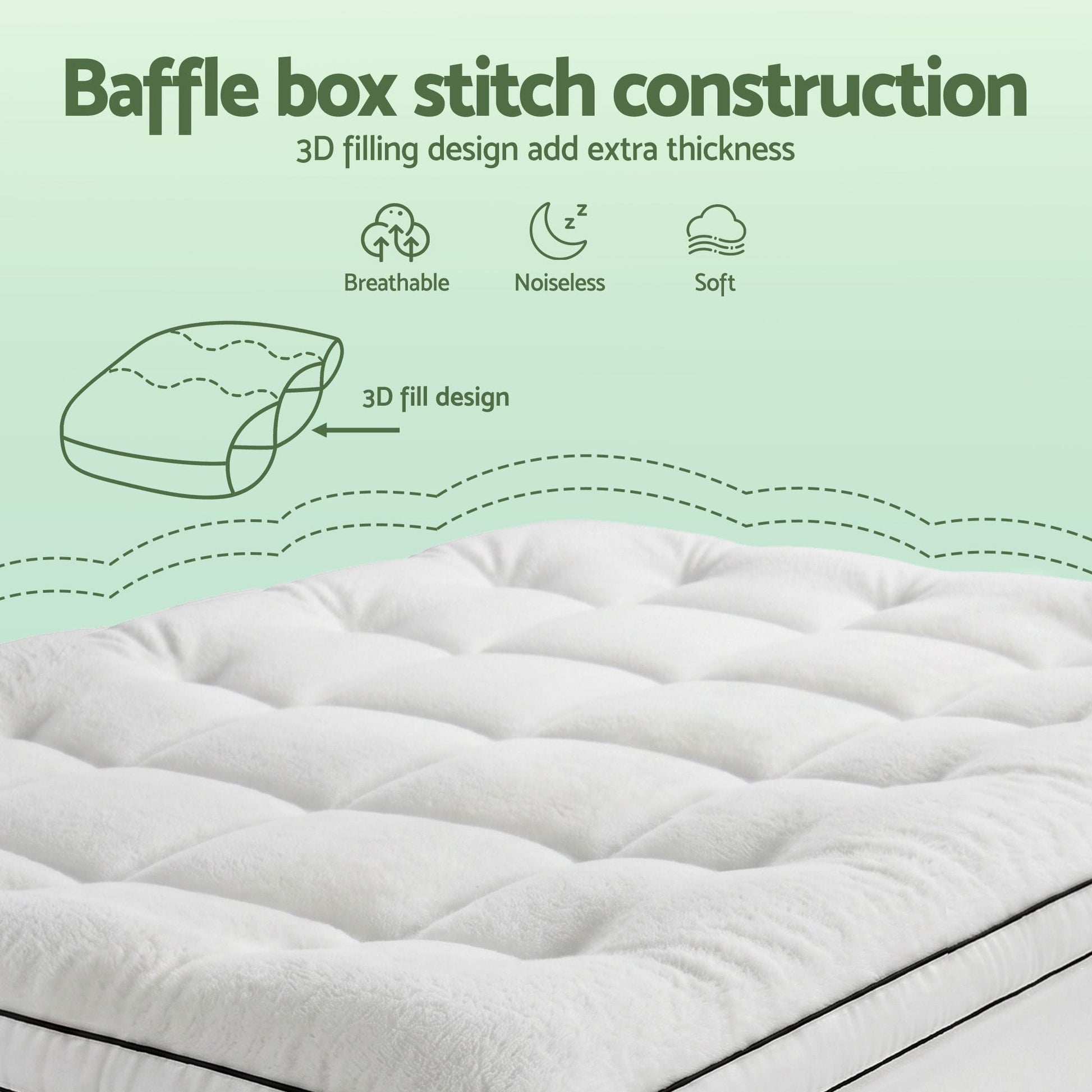 Alona.com.au Furniture > Mattresses > Mattress Toppers Giselle Bedding Double Mattress Topper 5cm Coral Fleece