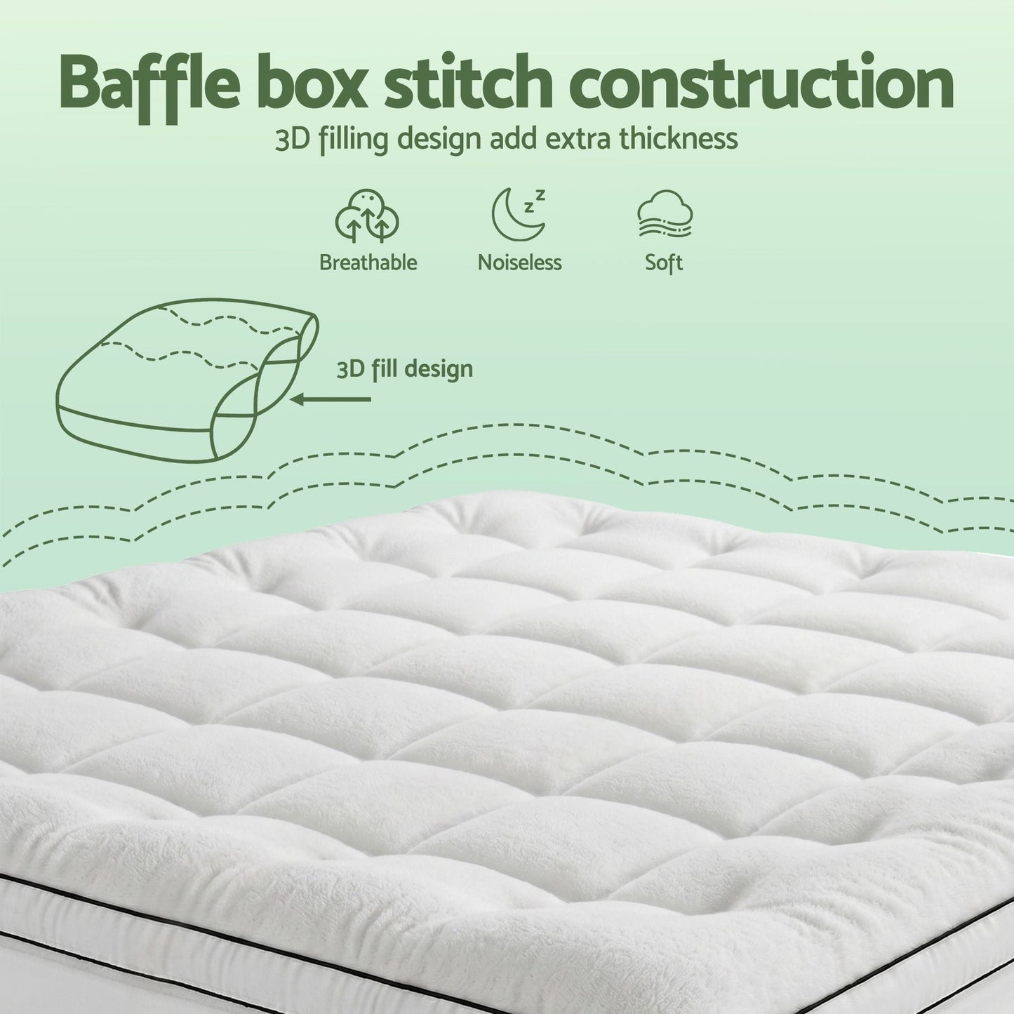 Alona.com.au Furniture > Mattresses > Mattress Toppers Giselle Bedding King Mattress Topper 5cm Coral Fleece