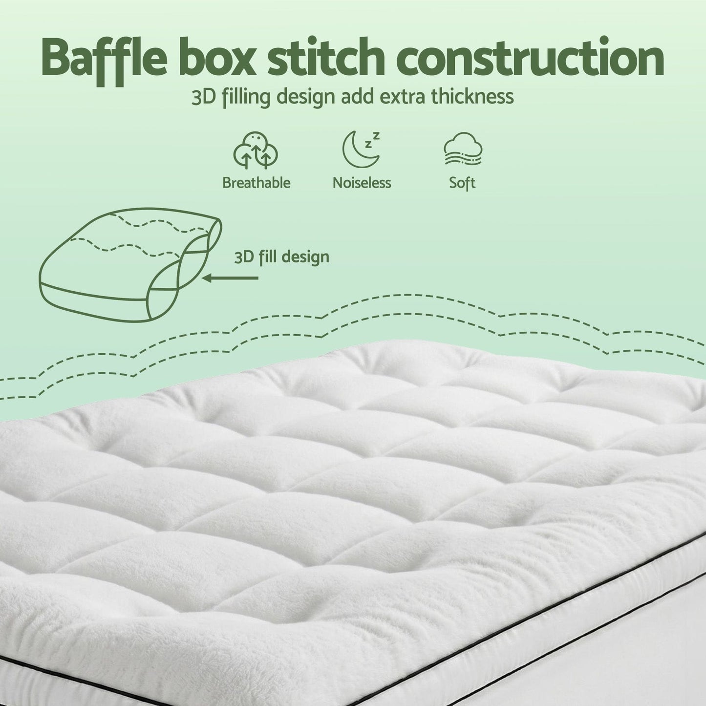 Alona.com.au Furniture > Mattresses > Mattress Toppers Giselle Bedding King Single Mattress Topper 5cm Coral Fleece