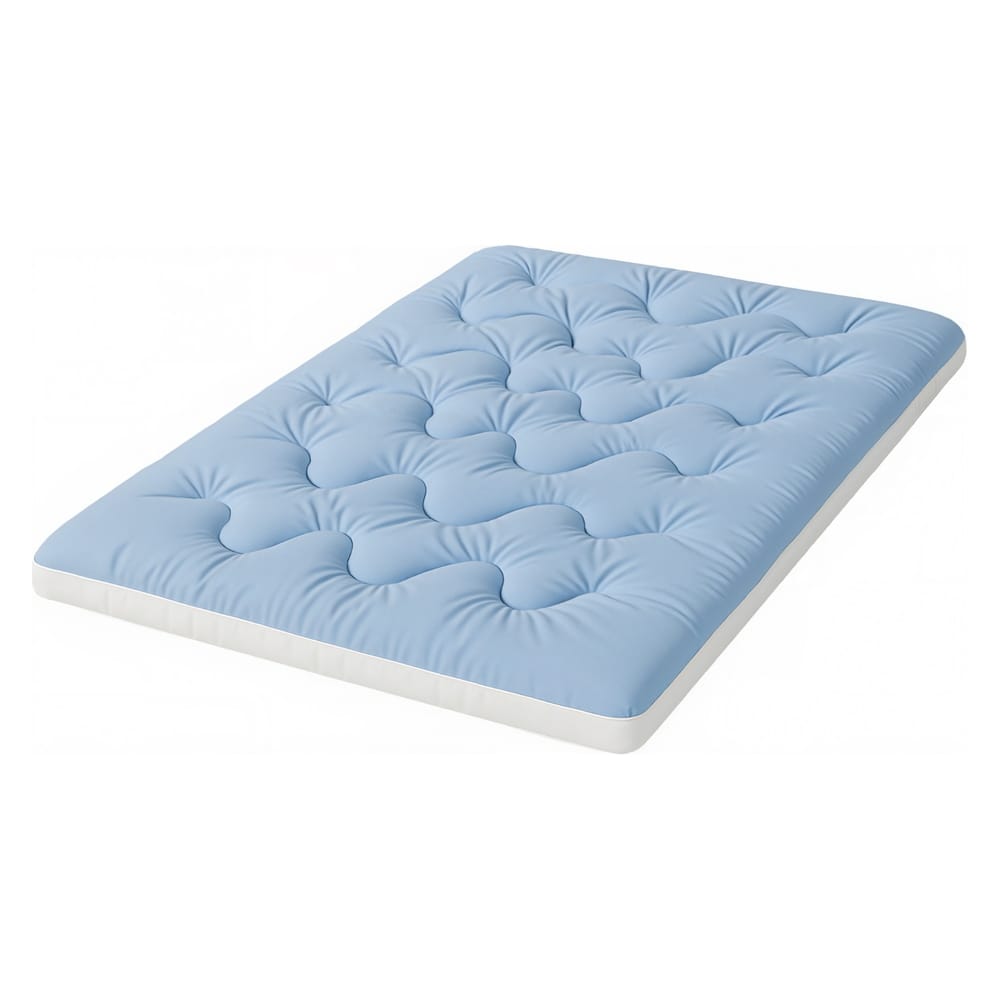 Alona.com.au Furniture > Mattresses > Mattress Toppers Giselle Bedding Pillowtop Mattress Topper 5cm Reversible Cooling & Soft Coral Fleece Pad for Back Pain Relief, Washable Skin-friendly Bed Protector with 45cm Deep Pocket Single