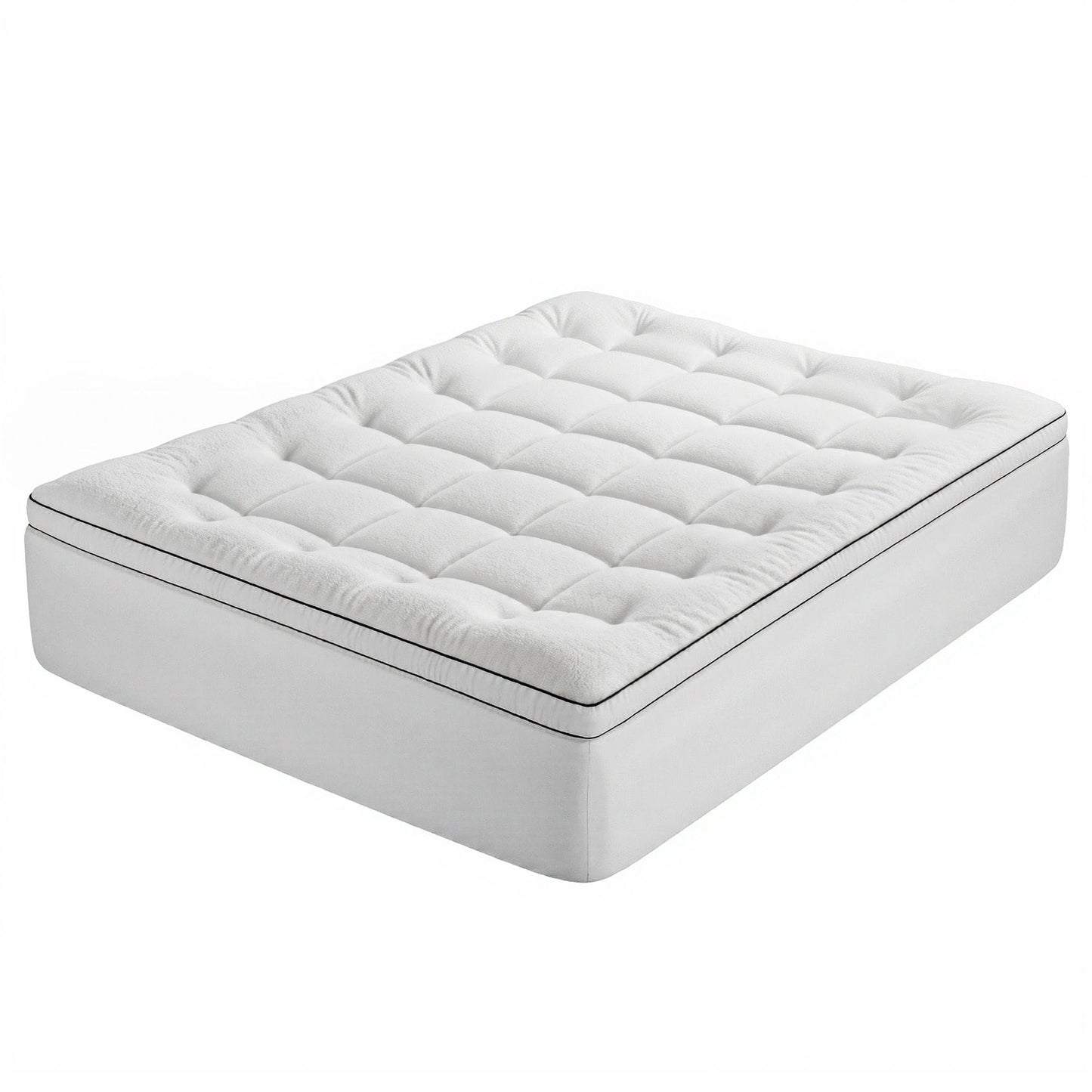 Alona.com.au Furniture > Mattresses > Mattress Toppers Giselle Bedding Queen Mattress Topper 5cm Coral Fleece