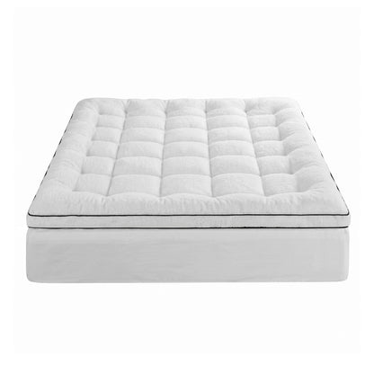 Alona.com.au Furniture > Mattresses > Mattress Toppers Giselle Bedding Queen Mattress Topper 5cm Coral Fleece