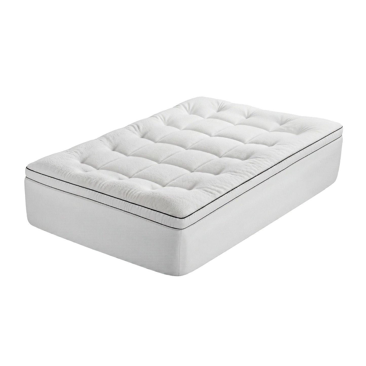 Alona.com.au Furniture > Mattresses > Mattress Toppers Giselle Bedding Single Mattress Topper 5cm Coral Fleece
