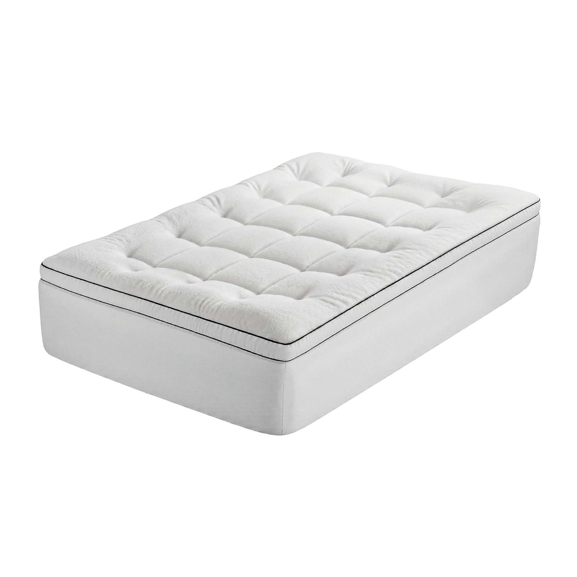 Alona.com.au Furniture > Mattresses > Mattress Toppers Giselle Bedding Single Mattress Topper 5cm Coral Fleece