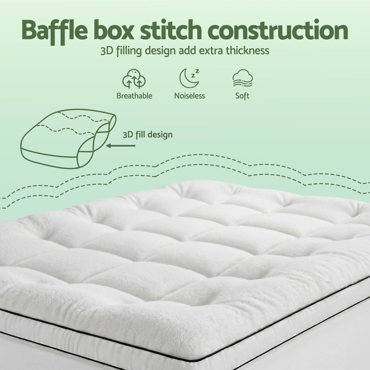 Alona.com.au Furniture > Mattresses > Mattress Toppers Giselle Bedding Single Mattress Topper 5cm Coral Fleece