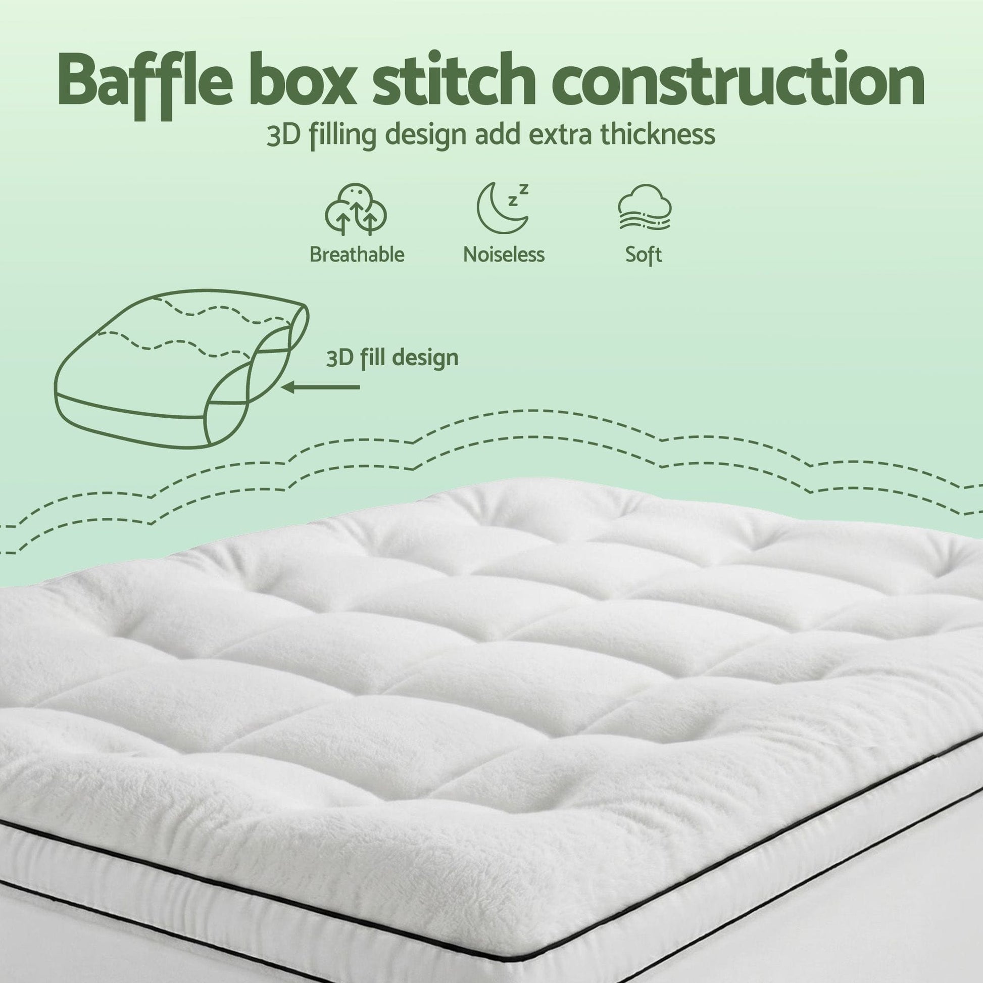 Alona.com.au Furniture > Mattresses > Mattress Toppers Giselle Bedding Single Mattress Topper 5cm Coral Fleece