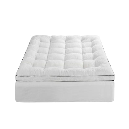 Alona.com.au Furniture > Mattresses > Mattress Toppers Giselle Bedding Single Mattress Topper 5cm Coral Fleece