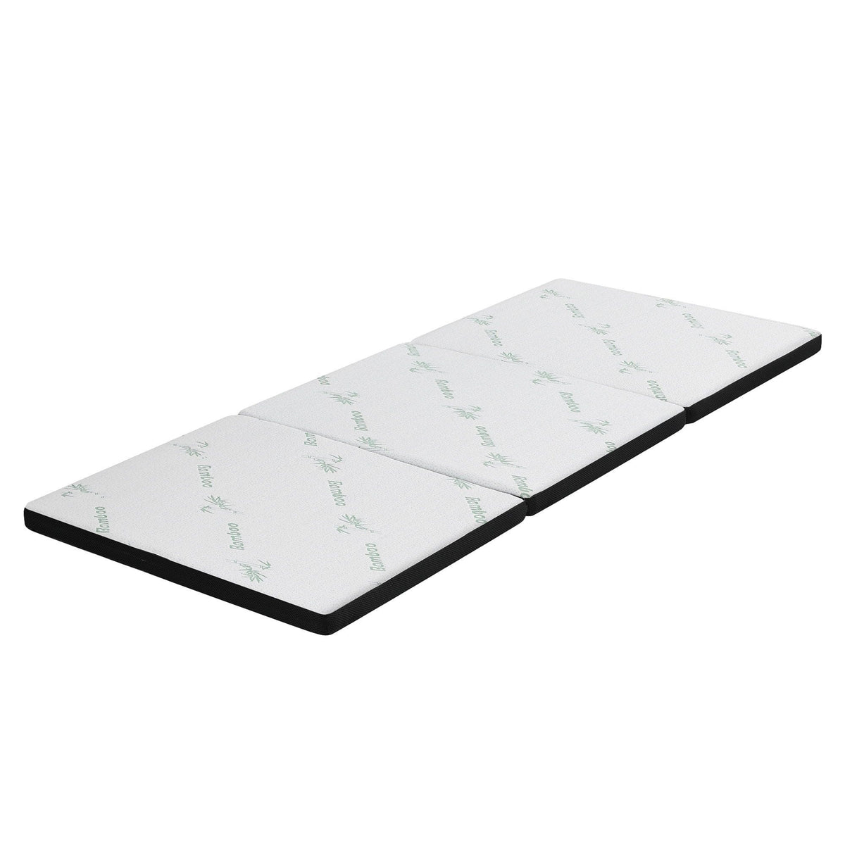 Alona.com.au Furniture > Mattresses > Single Mattress Giselle Folding Mattress 5cm Single Foldable Foam Bamboo Portable Camping Guest Bed Mat