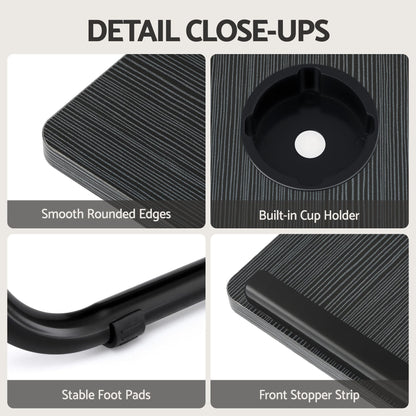 Alona.com.au Furniture > Office > Desks Artiss Laptop Desk Bed Table Foldable Portable Desktop Black