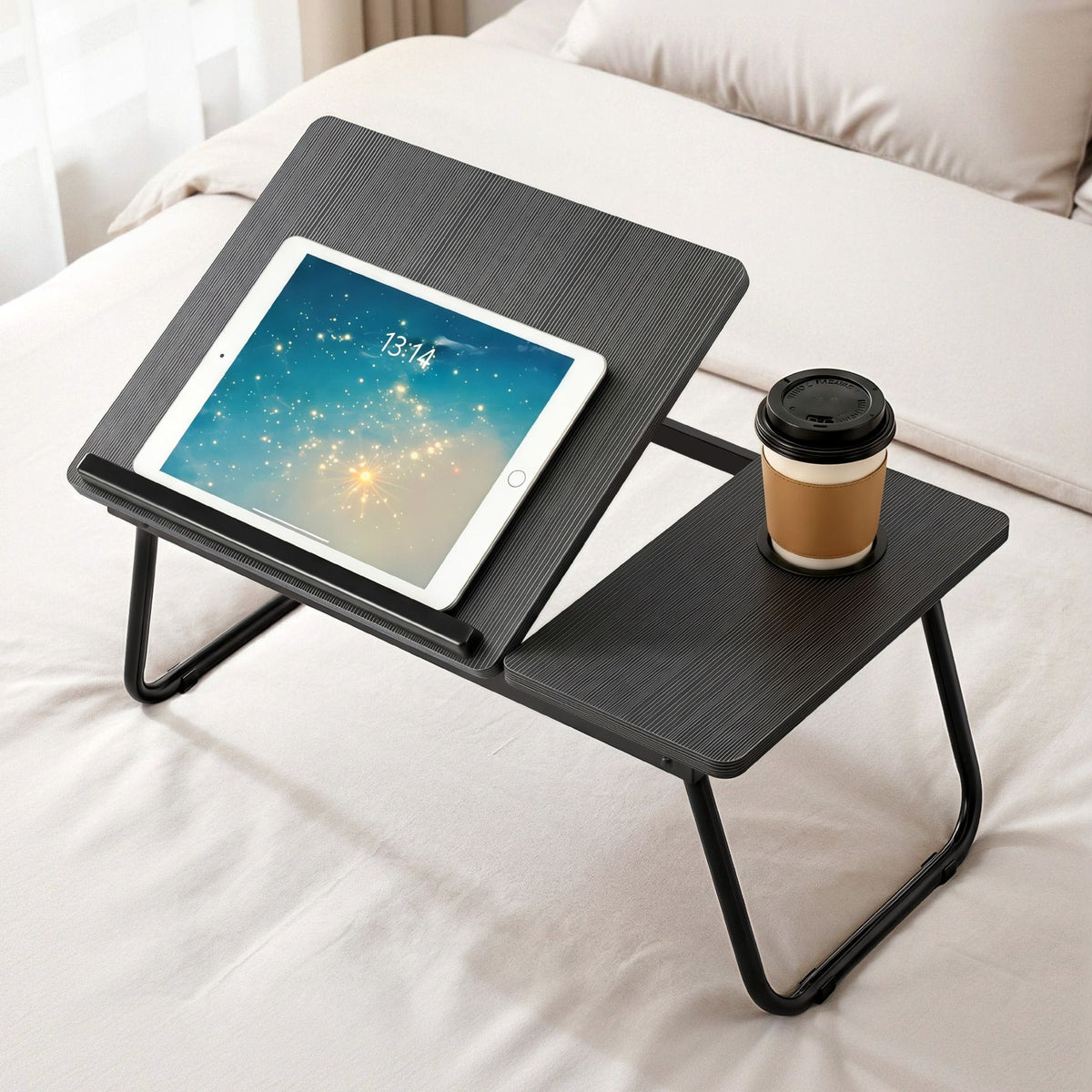 Alona.com.au Furniture > Office > Desks Artiss Laptop Desk Bed Table Foldable Portable Desktop Black
