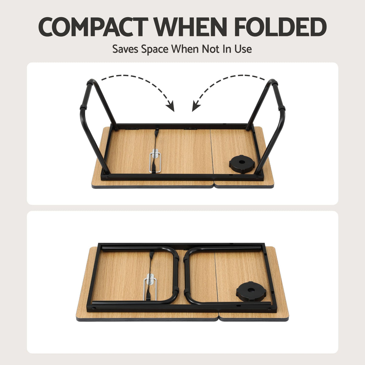 Alona.com.au Furniture > Office > Desks Artiss Laptop Desk Bed Table Foldable Portable Desktop Black