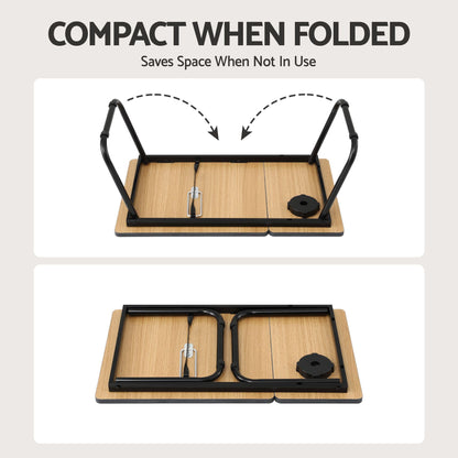 Alona.com.au Furniture > Office > Desks Artiss Laptop Desk Bed Table Foldable Portable Desktop Black