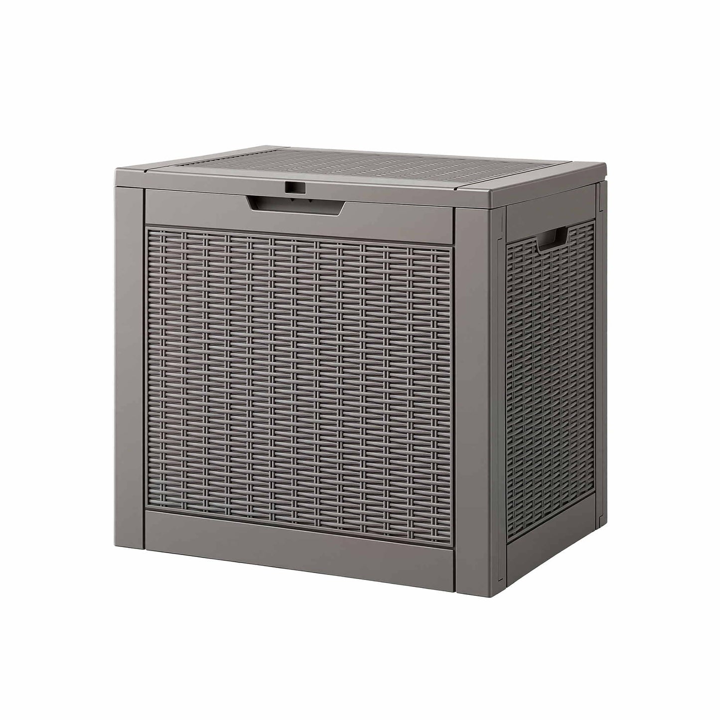 Alona.com.au Furniture > Outdoor > Outdoor Storage Boxes Gardeon Outdoor Storage Box 118L Container Lockable Garden Toy Tool Rattan-Texture Brown