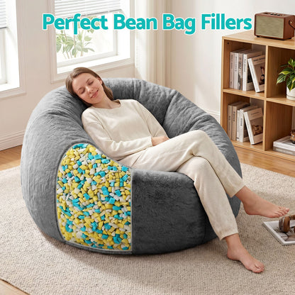 Alona.com.au Furniture > Sofas > Sofa Accessories Artiss 5lbs (2.2KG) Bean Bag Filler Shredded Memory Foam Filling High Density Soft Pillow Stuffing for Bean Bag Chair, Couch Cushion, Dog Bed, Stuffed Animals and Arts Crafts