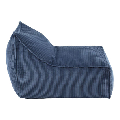 Alona.com.au Furniture > Sofas > Sofa Accessories Artiss Bean Bag Chair Cover (No Filler) Soft Corduroy Stuffed Animal Storage Bean Bag Cover for Adults, Washable Lazy Sofa Cover for Living Room Bedroom, Blue