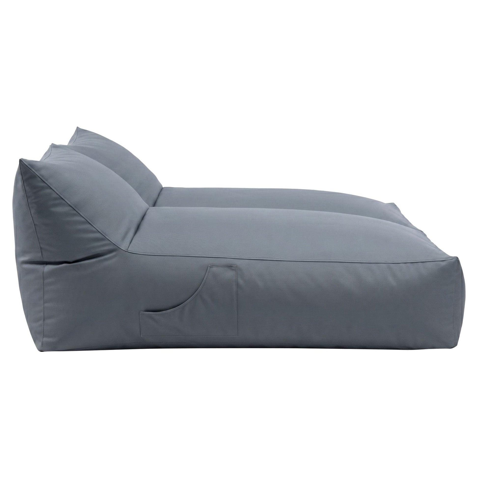 Alona.com.au Furniture > Sofas > Sofa Accessories Artiss Outdoor Bean Bag Chair Cover (No Filler) 2 Seater Beanbag Lounge Sofacover Adults Splash-Proof Large Bean Bag Cover for Patio Poolside Relaxing Indoor, Grey