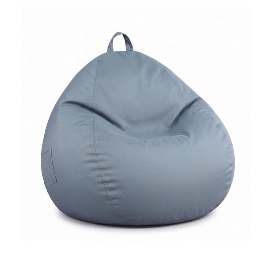 Alona.com.au Furniture > Sofas > Sofa Accessories Artiss Outdoor Bean Bag Chair Cover (No Filler) Splash-Proof Beanbag Sofacover for Adults Teens Kids Stuffable Bean Bag Cover for Patio Poolside Relaxing, Grey