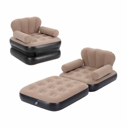 Alona.com.au Furniture > Sofas > Sofas & Sofa Beds Gardeon Inflatable Chair Sun Lounge Air Sofa Blow Up Air Chair for Camping with Pump