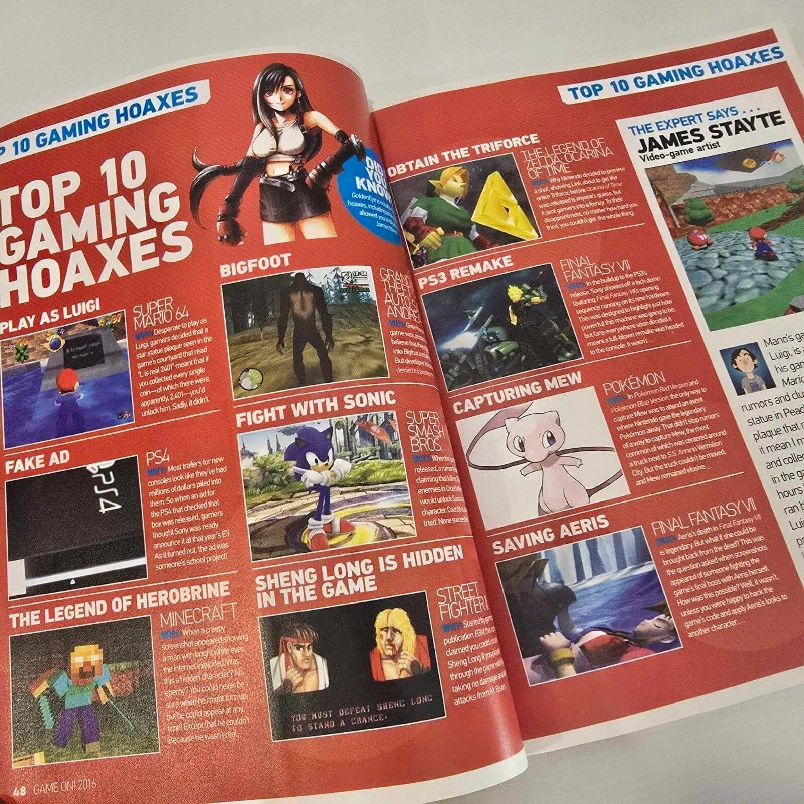 Alona.com.au Game On! 2016 All The Best Games by Gamers for Games Book Paperback Facts Tips