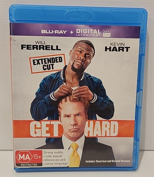 Alona.com.au GET HARD BLU RAY INC ULTRAVIOLET WILL FERRELL REGION B LIKE NEW