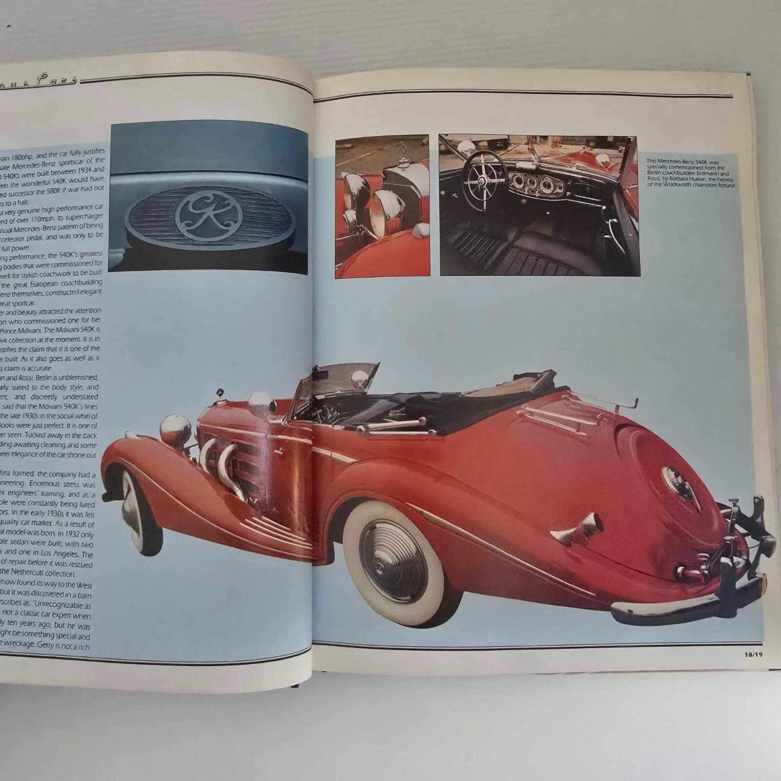 Alona.com.au Glamorous Cars By John McGovren, Hardcover Book, 2004 (Library Book)
