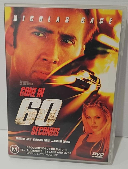 Alona.com.au Gone In 60 Seconds  (DVD, 2000) Nicolas Cage: Angelina Jolie