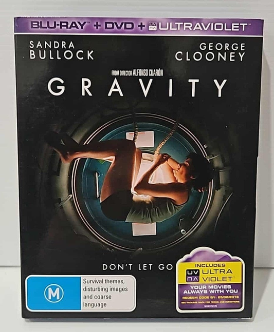 Alona.com.au Gravity Blu-ray + Uv +DVD (Blu-ray, 2013) Sandra Bullock -  Free Post