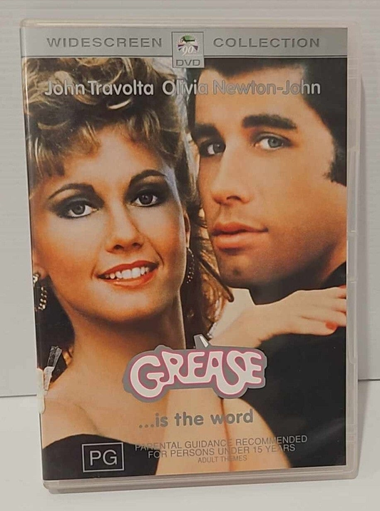 Alona.com.au Grease ...is the word (DVD 1978) Region 4  John Travolta, Olivia Newton-John