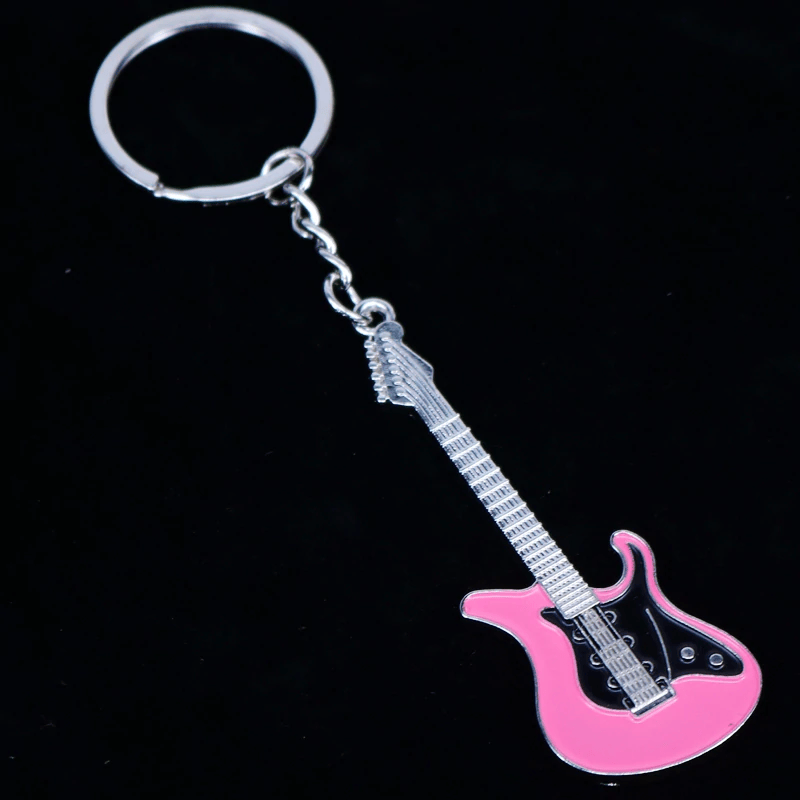 Alona.com.au Guitar Keyring Key Chain KeyChain Ring Classic Electric