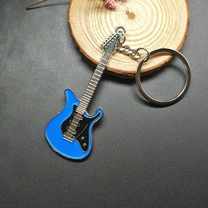 Alona.com.au Guitar Keyring Key Chain KeyChain Ring Classic Electric