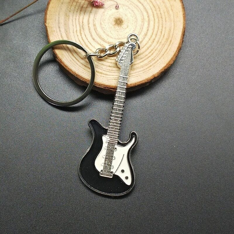 Alona.com.au Guitar Keyring Key Chain KeyChain Ring Classic Electric