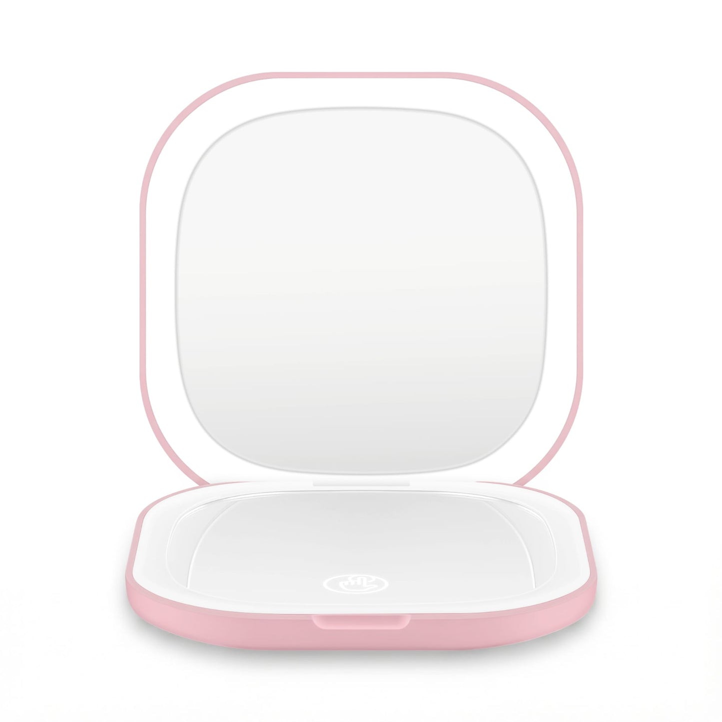 Alona.com.au Health & Beauty > Makeup > Makeup Mirrors Embellir LED Compact Mirror Lighted Travel Makeup Mirror Pocket-Sized 1x 10x Magnification Square Pink