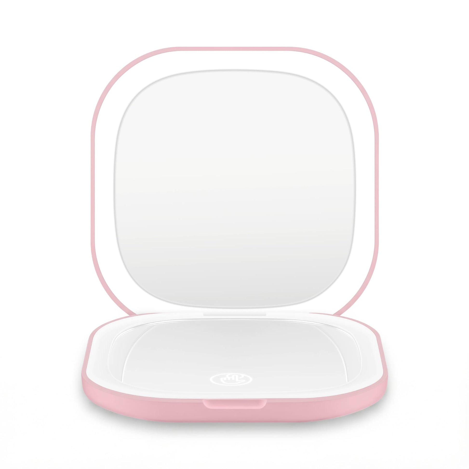 Alona.com.au Health & Beauty > Makeup > Makeup Mirrors Embellir LED Compact Mirror Lighted Travel Makeup Mirror Pocket-Sized 1x 10x Magnification Square Pink