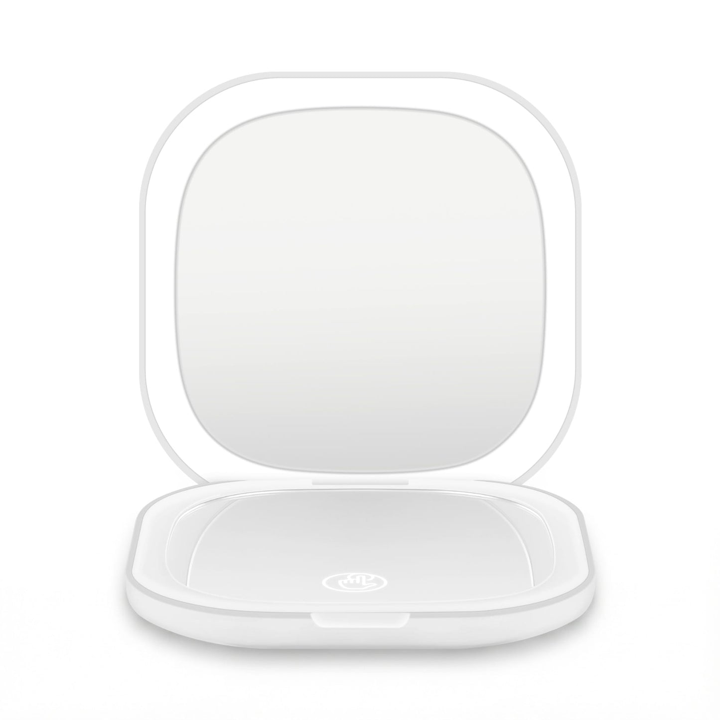 Alona.com.au Health & Beauty > Makeup > Makeup Mirrors Embellir LED Compact Mirror Lighted Travel Makeup Mirror Pocket-Sized 1x 10x Magnification Square White