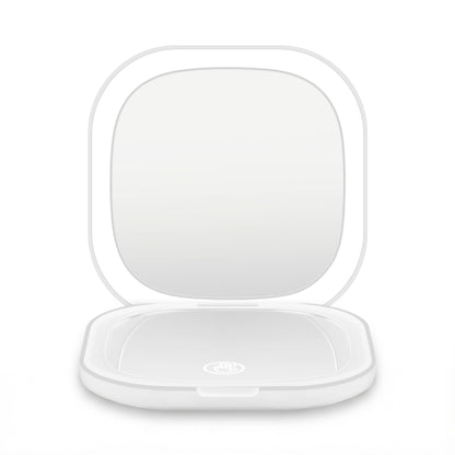 Alona.com.au Health & Beauty > Makeup > Makeup Mirrors Embellir LED Compact Mirror Lighted Travel Makeup Mirror Pocket-Sized 1x 10x Magnification Square White