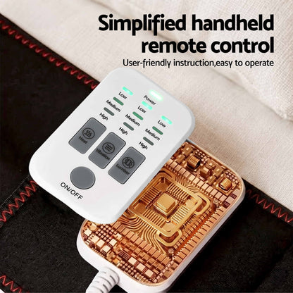 Alona.com.au Health & Beauty > Massage & Relaxation > Massagers Livemor Back Massager for Sciatica Relief, Airbag Traction and Heat Lumbar Support Belt, 124cm