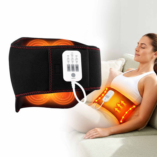 Alona.com.au Health & Beauty > Massage & Relaxation > Massagers Livemor Back Massager for Sciatica Relief, Airbag Traction and Heat Lumbar Support Belt, 124cm